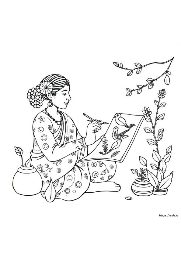 Cara Membuat Warna Alami Untuk Lukisan Madhubani
