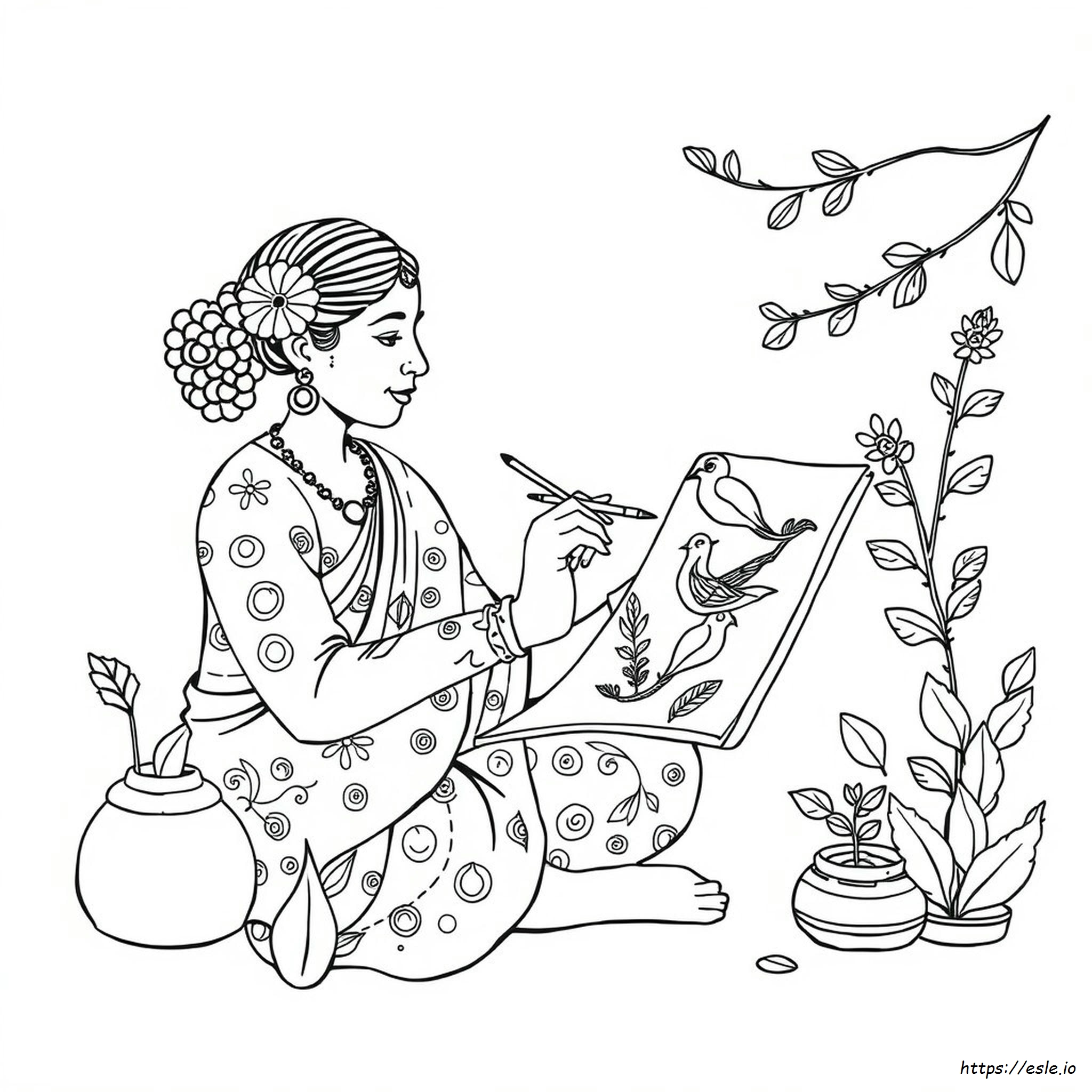 Comment Créer Des Couleurs Naturelles Pour La Peinture Madhubani