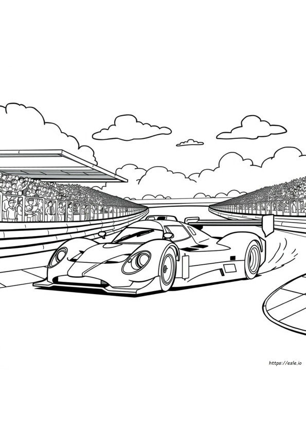 Coloriages Voiture De Course À Imprimer Gratuits