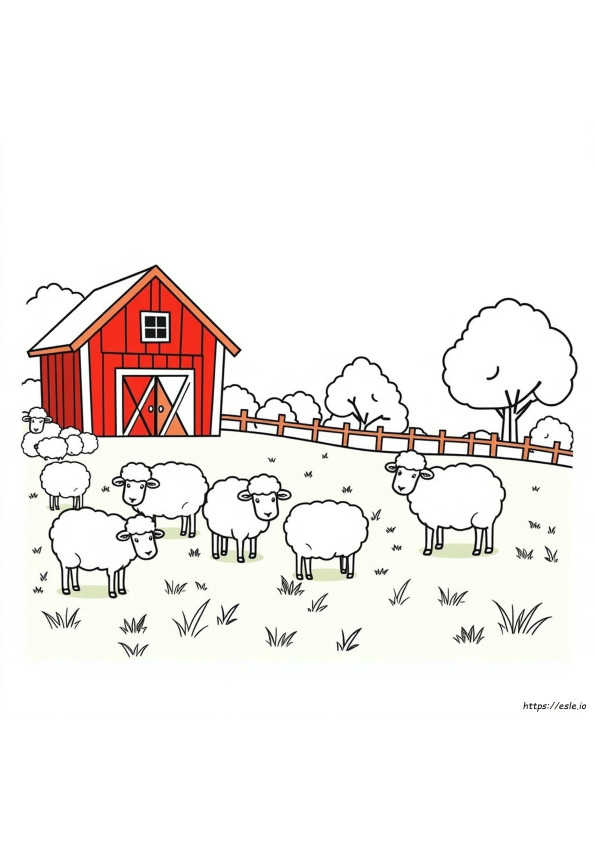 Coloriage Mouton Pour Les Enfants De Maternelle
