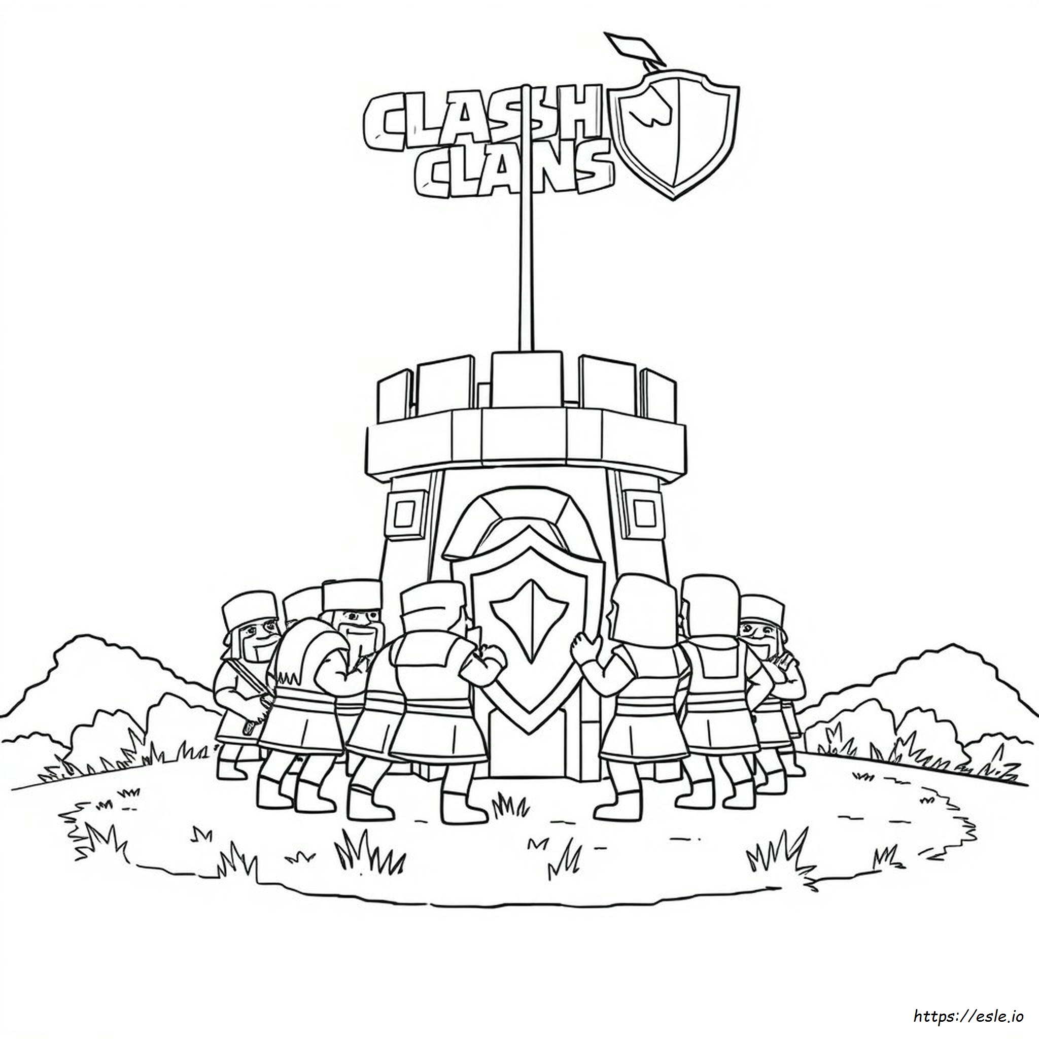 Clash Of Clans Ausmalbild
