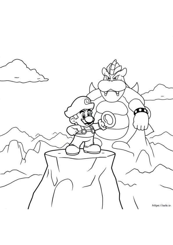 Ludwig Mario Coloring Pages