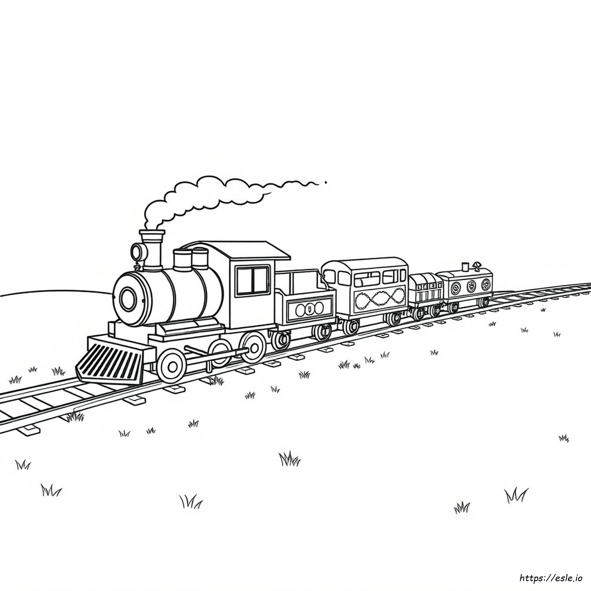 Treni Da Colorare Per Bambini In Età Prescolare