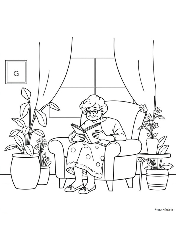 Grandma Coloring Book