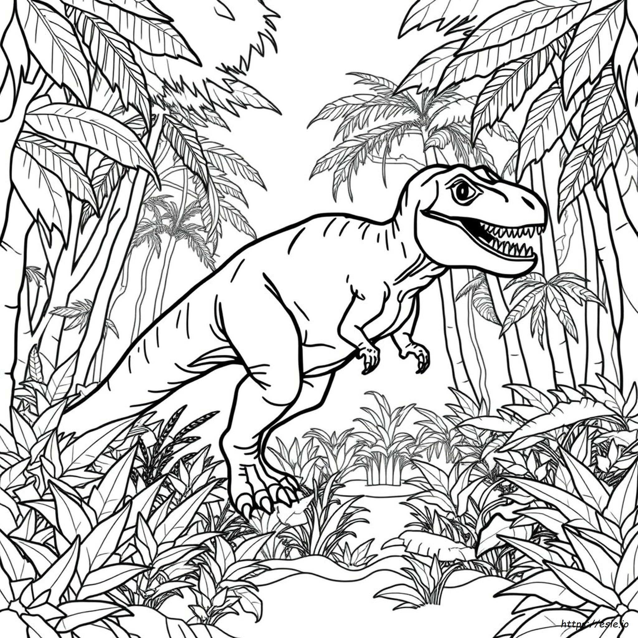 Indominus Rex Colouring In