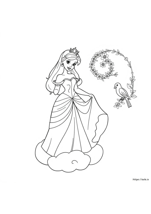 Disney Princess Paper Doll Coloring Pages
