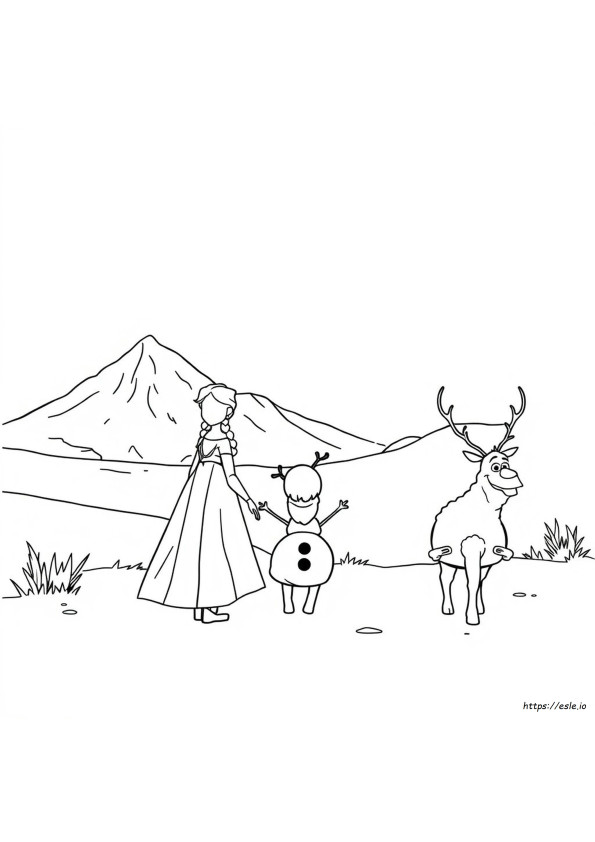 Free Printable Frozen Movie Coloring Pages