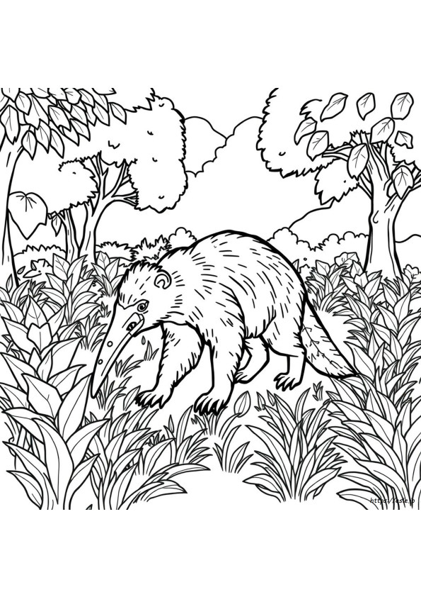 Mierenneter Kleurplaat