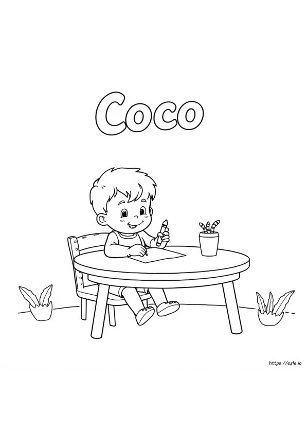 Színezés Cocoval