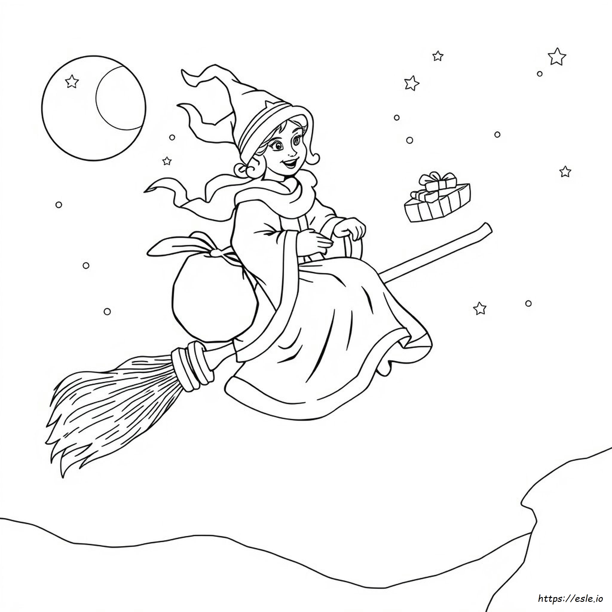 Coloriage De La Befana