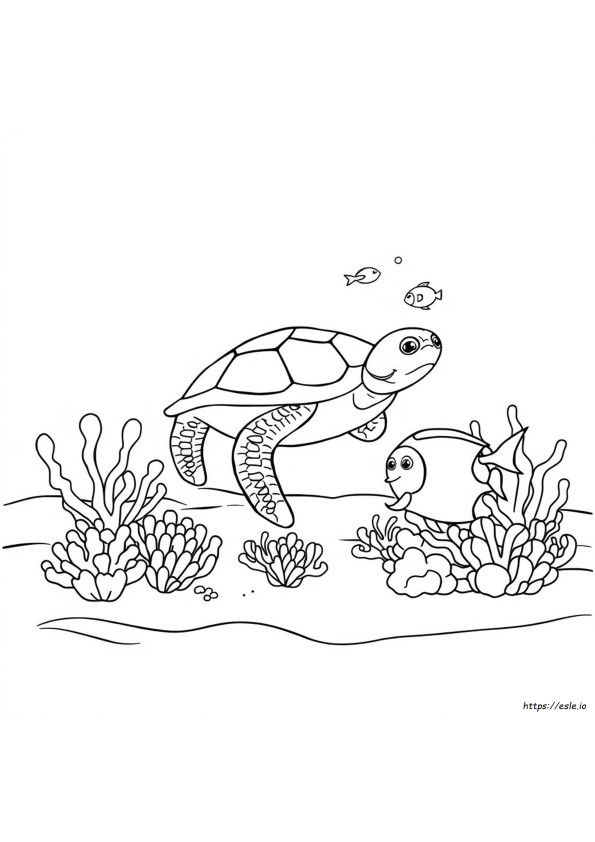 Dibujos Para Colorear De Criaturas Marinas