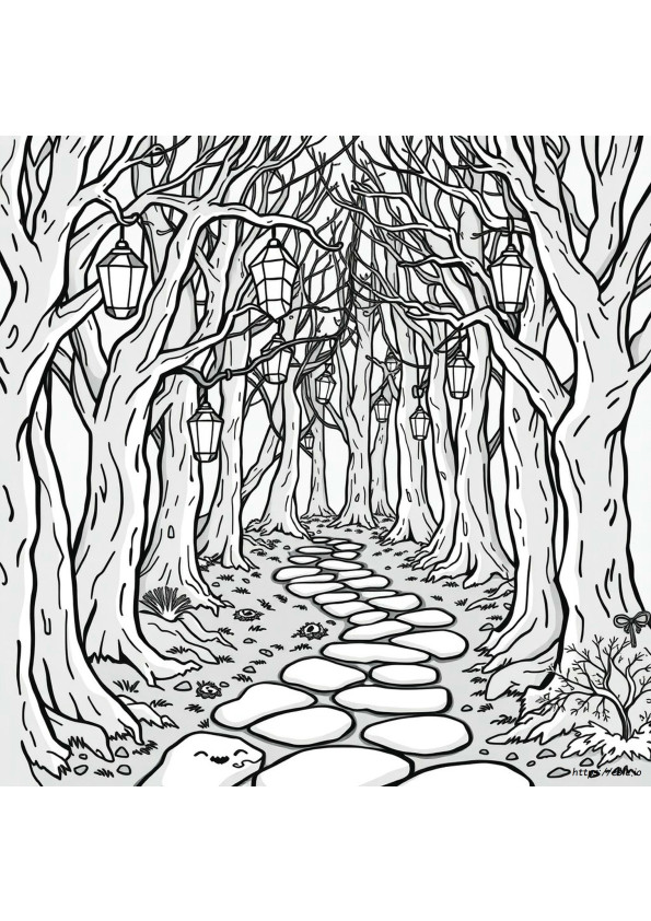 Twisted Coloring Pages