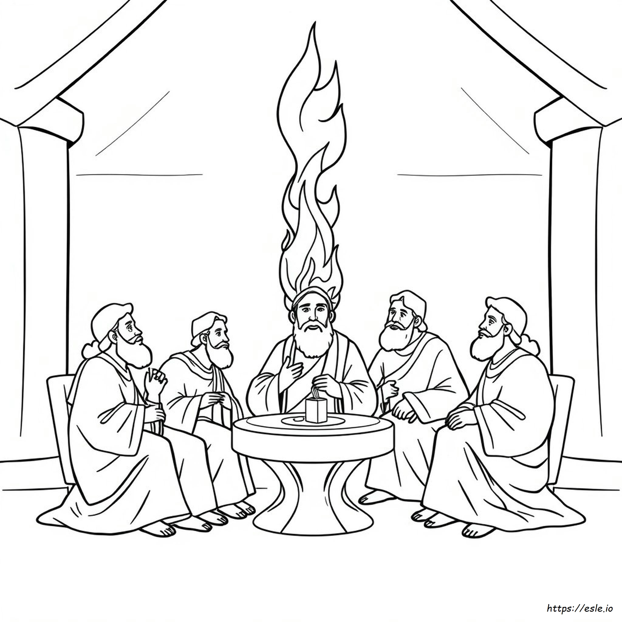 Pentecost Coloring Pages For Preschoolers