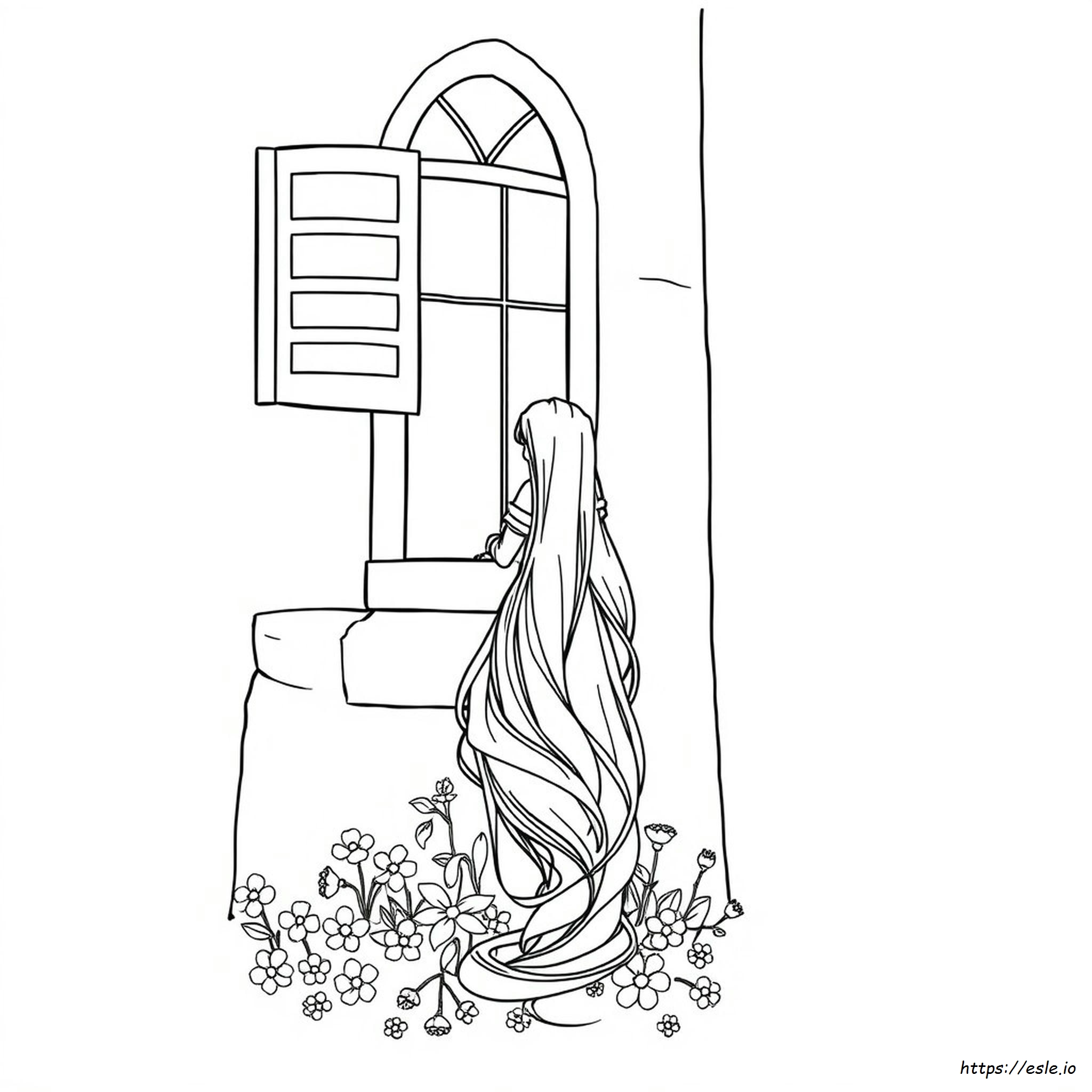Dibujos Para Colorear De Rapunzel