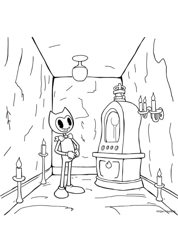 Bendy És Az Ink Machine Színező Oldalai