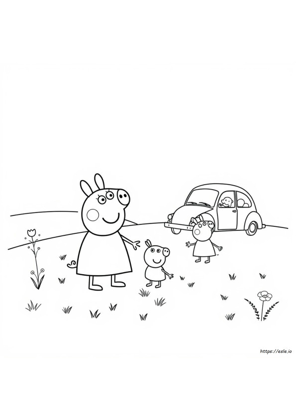 Peppa Da Colorare