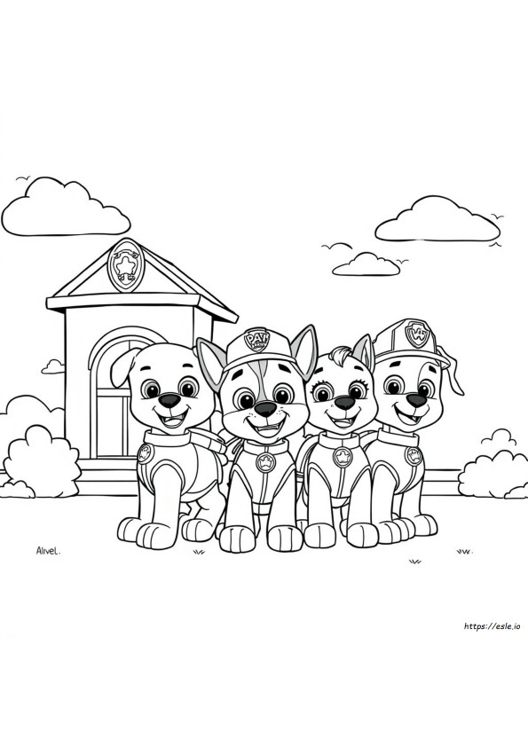 Paw Patrol Da Colorare