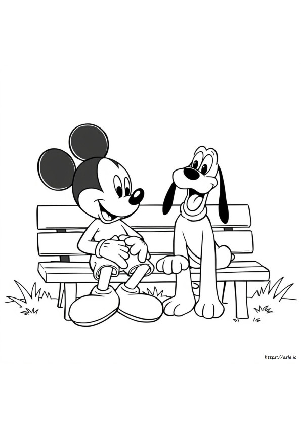 Mickey E Amici Da Colorare