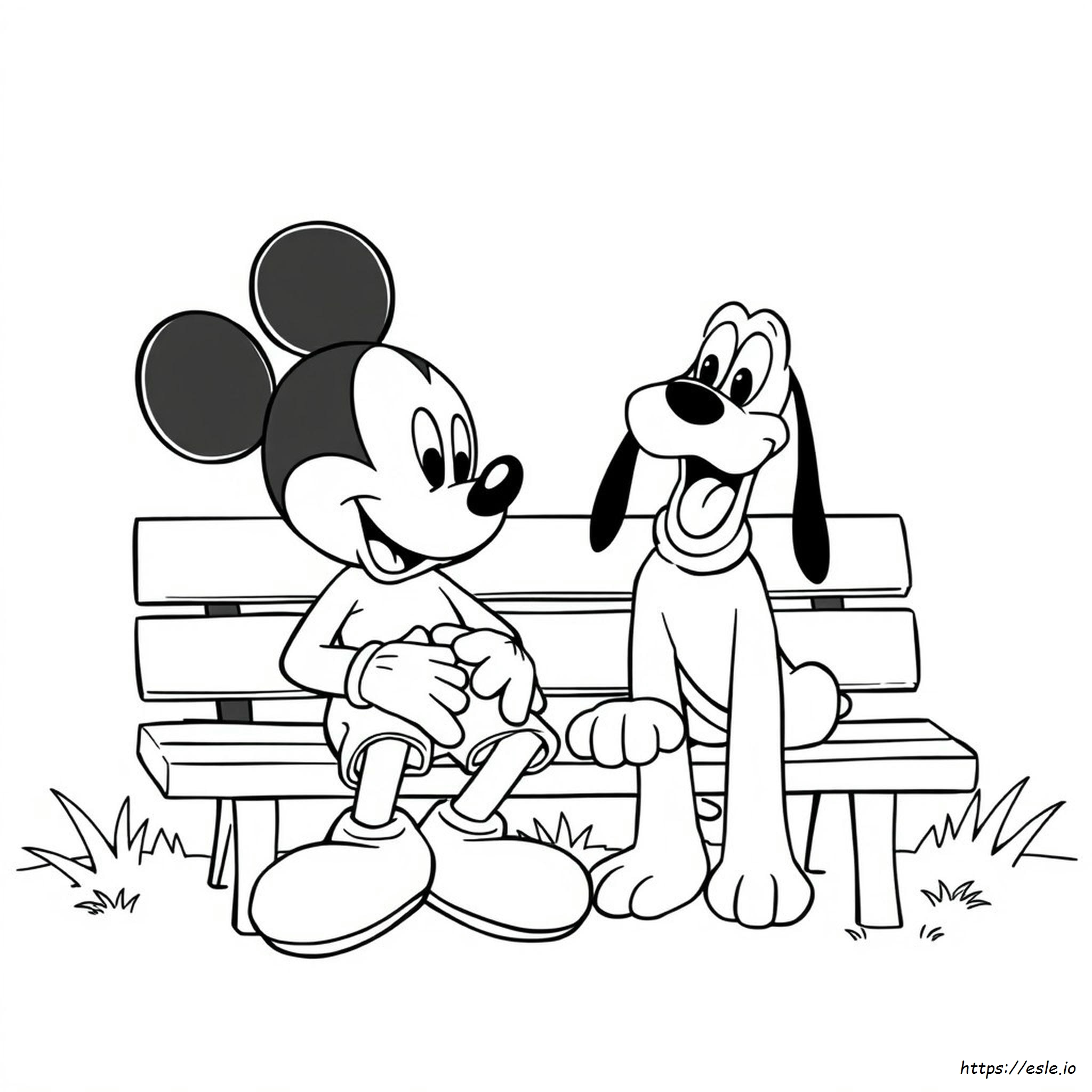 Coloriage Mickey Et Ses Amis