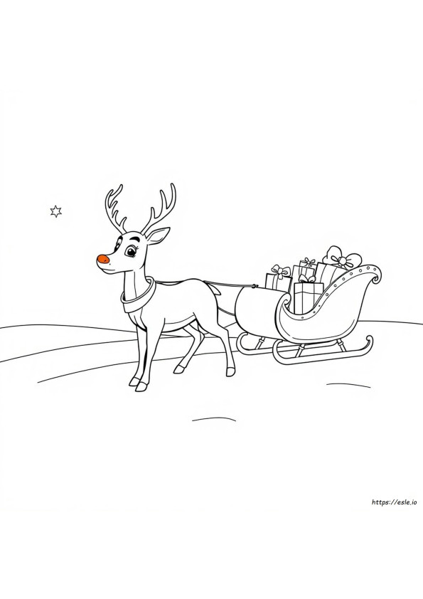 Rudolph Coloring Book