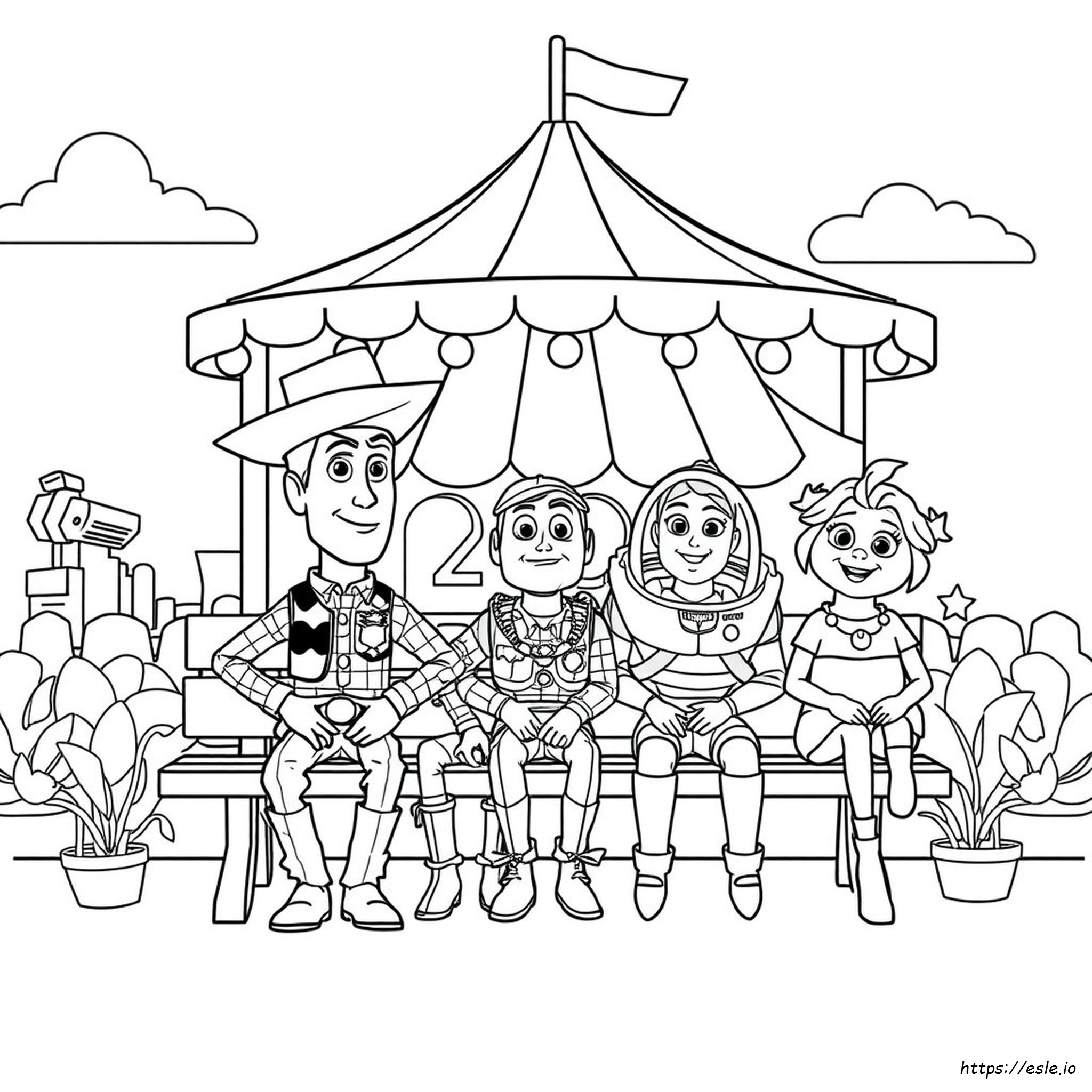 Toy Story 4 Páginas Para Colorear Pdf