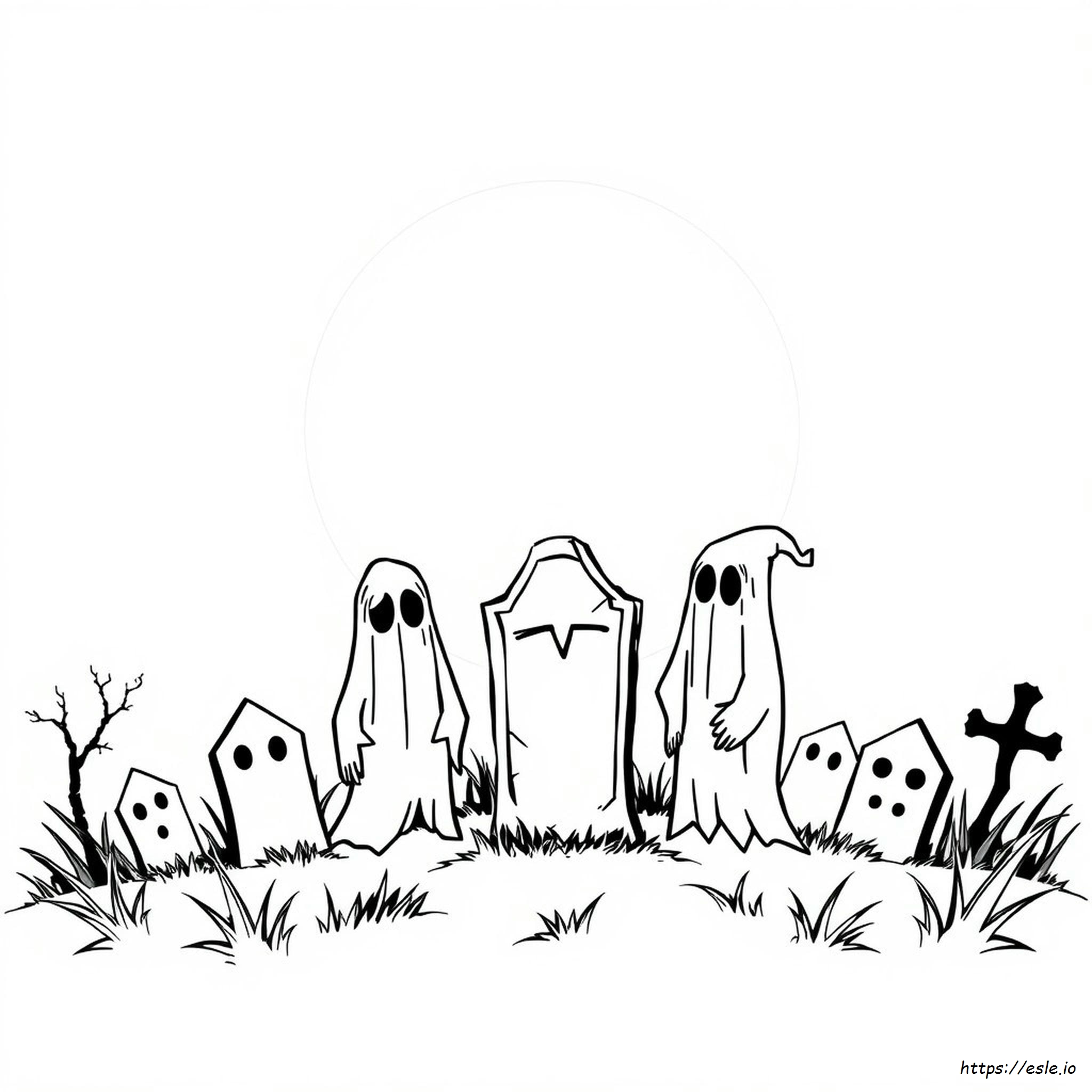 Ghoul Coloring Pages
