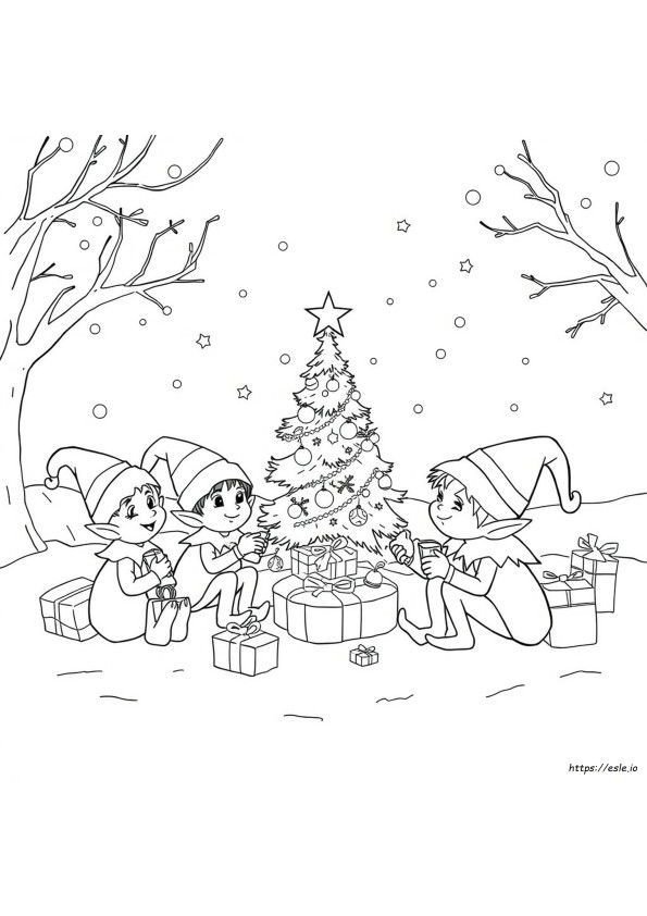 Buddy Elf Kolorowanki
