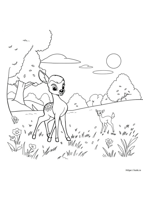 Bambi Színező