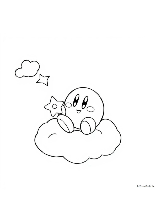Coloriage Kirby Nintendo Mignon