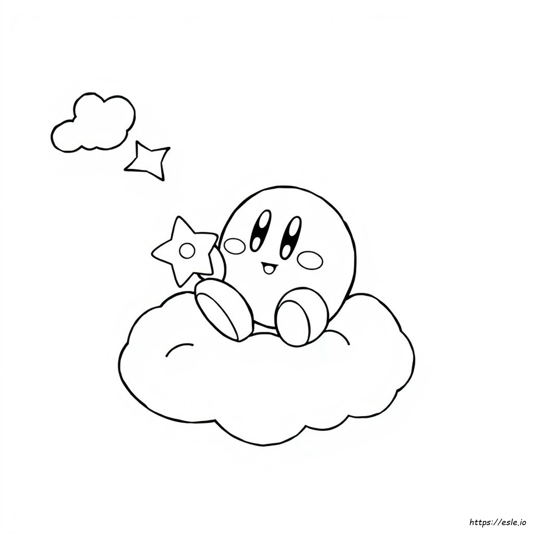 Kirby Nintendo Coloring Cute Kirby Coloring Pages