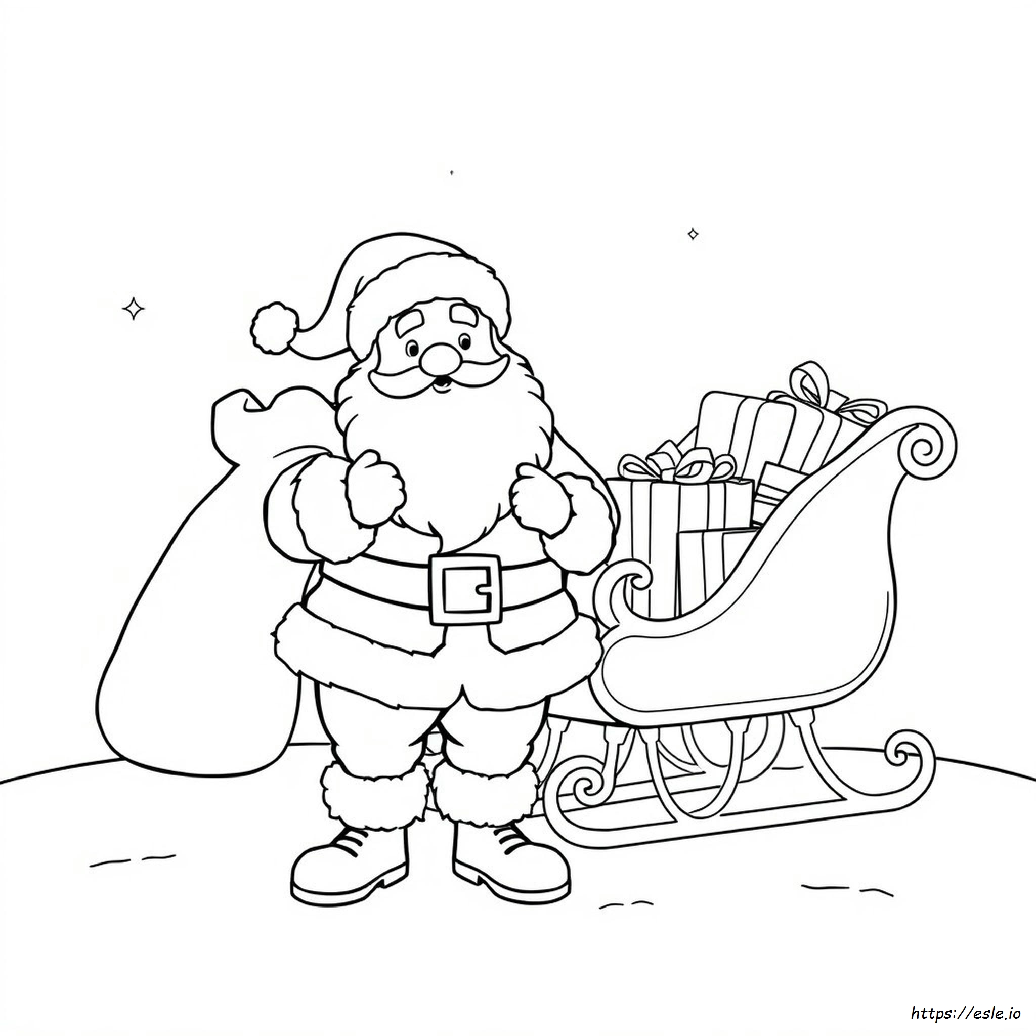 Noel Baba Boyama Kağıdı