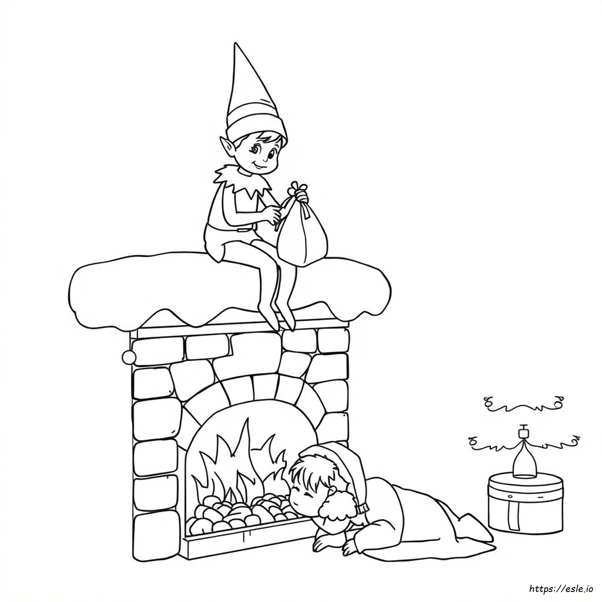 Elf On The Shelf Kostenlose Ausmalbilder Zum Ausdrucken