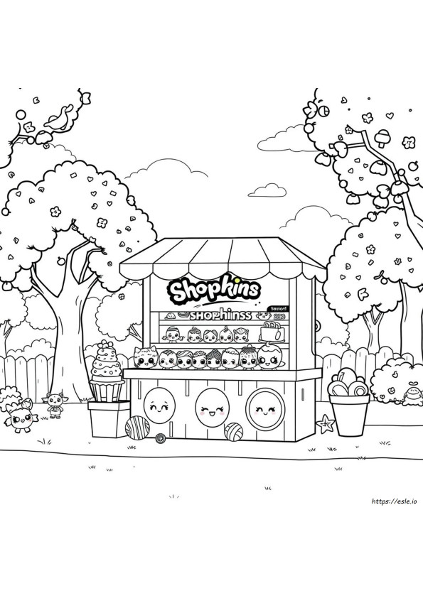 Free Shopkins Coloring Pages