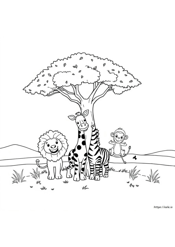 Animal Images For Colouring