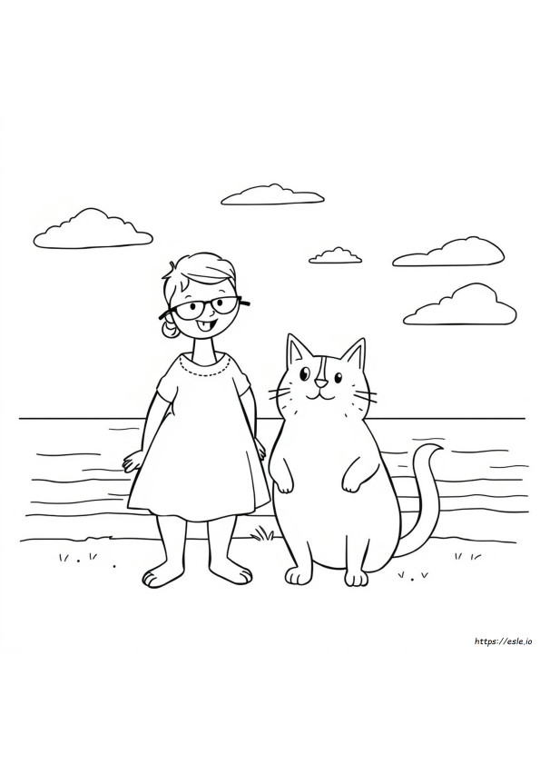 Meg And Mog Colouring