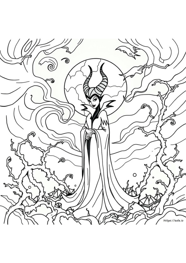 Maleficent Kolorowanka