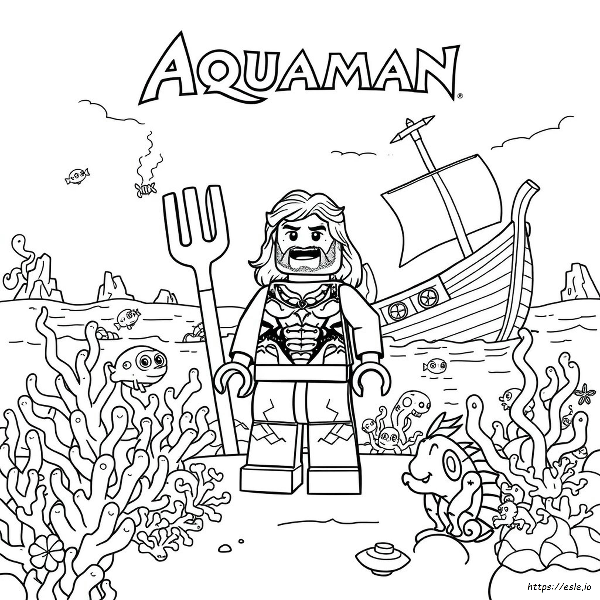 Lego Aquaman Coloring Pages