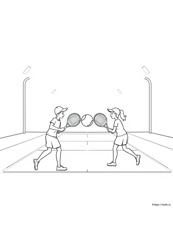 Disegni Da Colorare Di Tennis