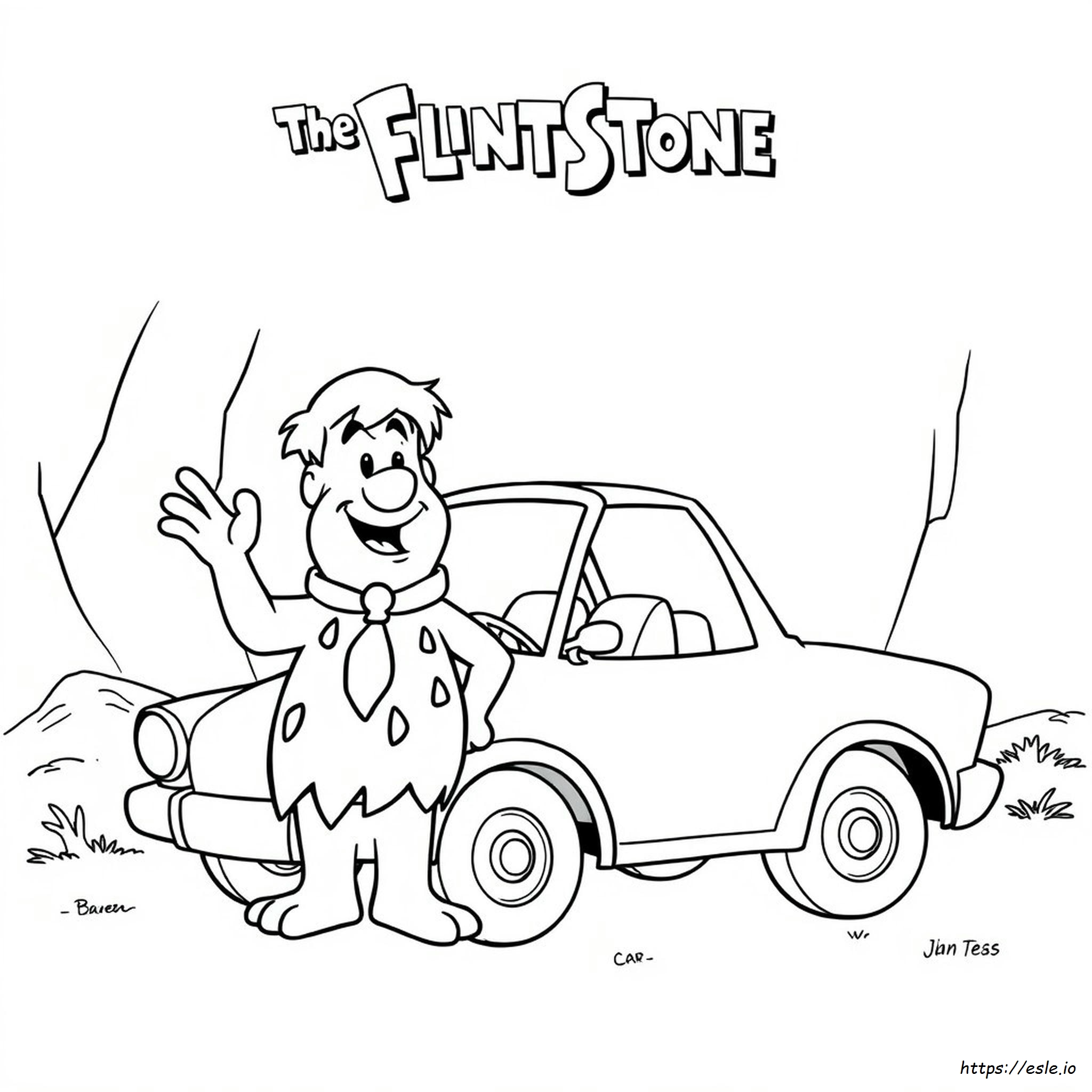 Buku Mewarnai The Flintstones