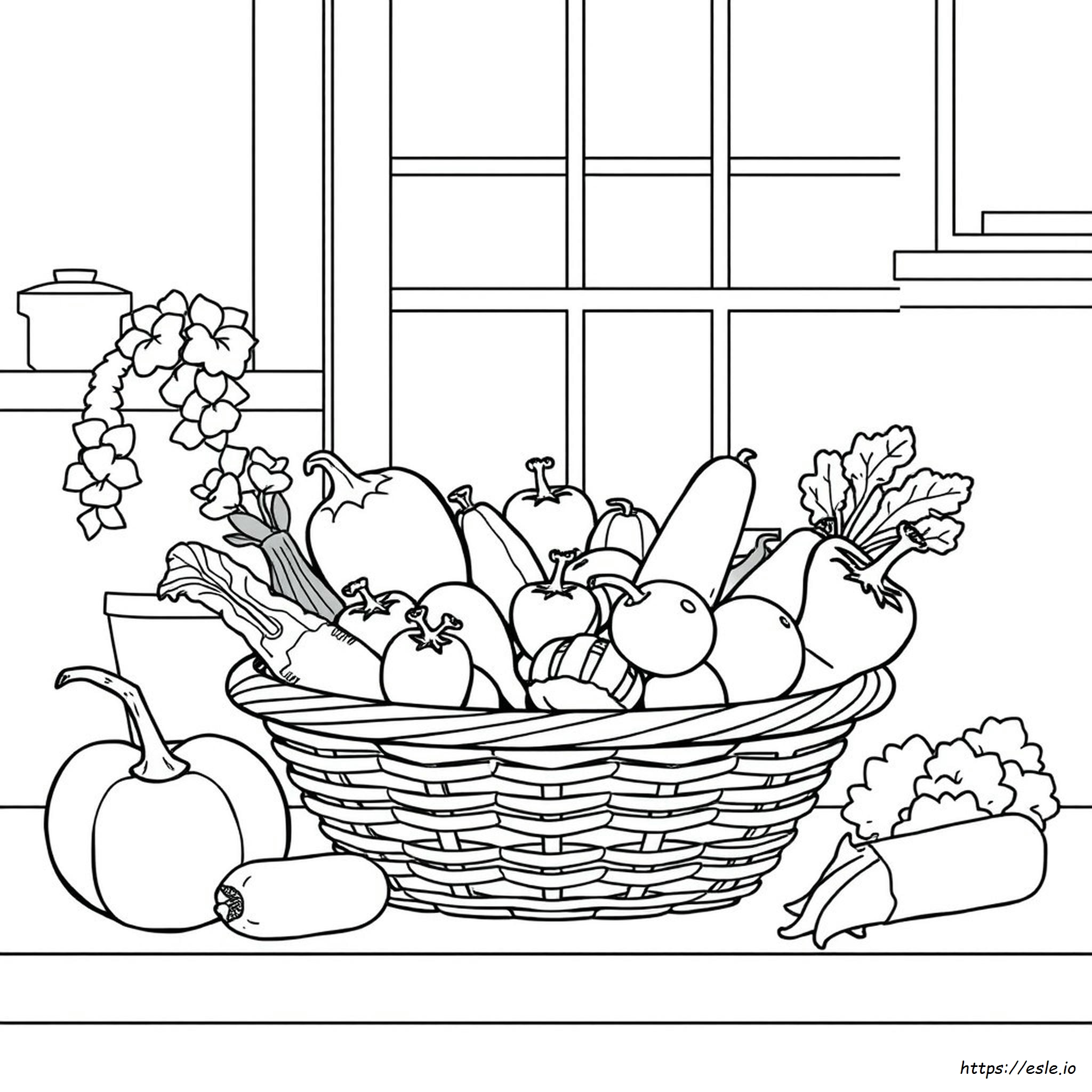 Coloring Pages Of Vegetables