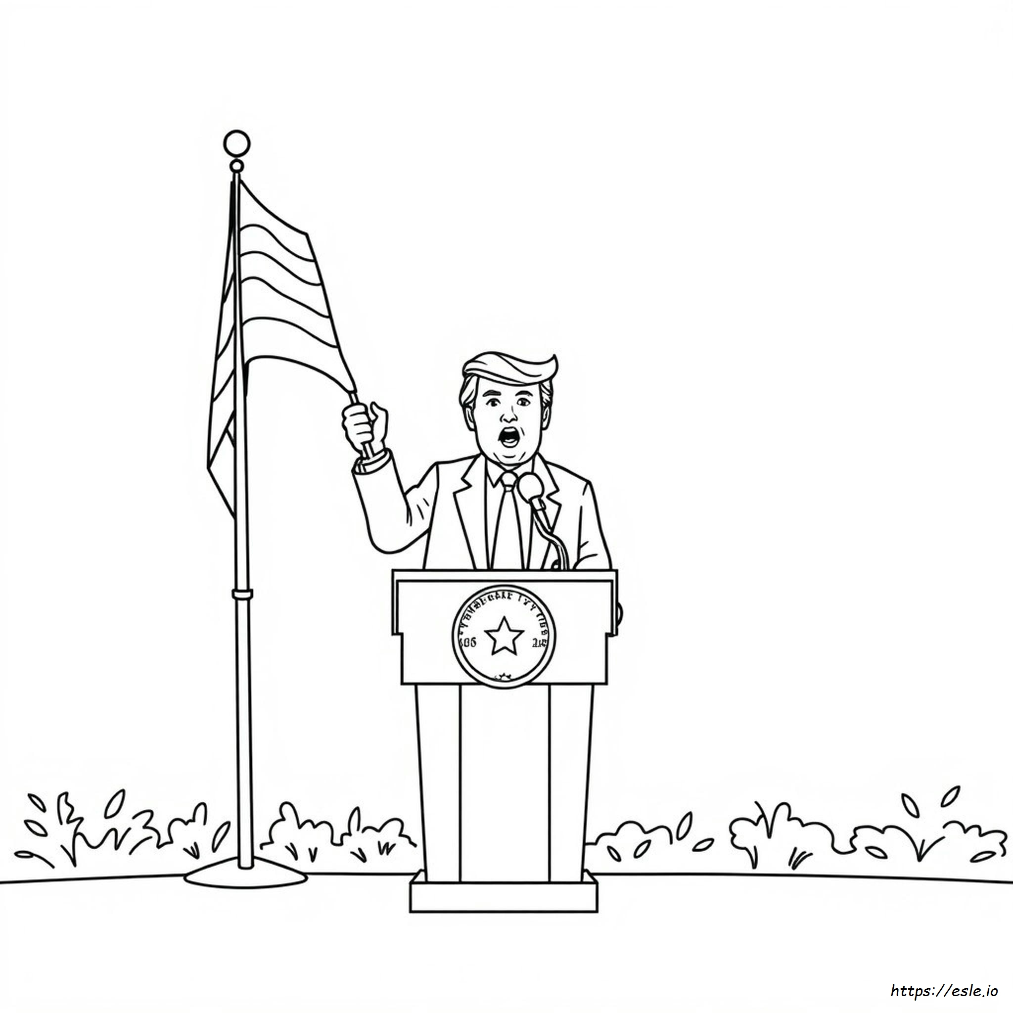 Trump Boyama Sayfası