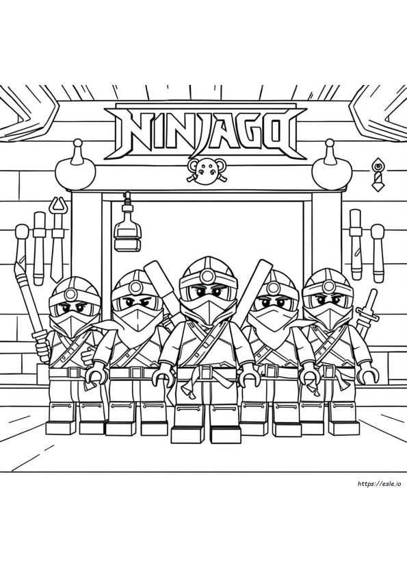 Print Ninjago Coloring Pages