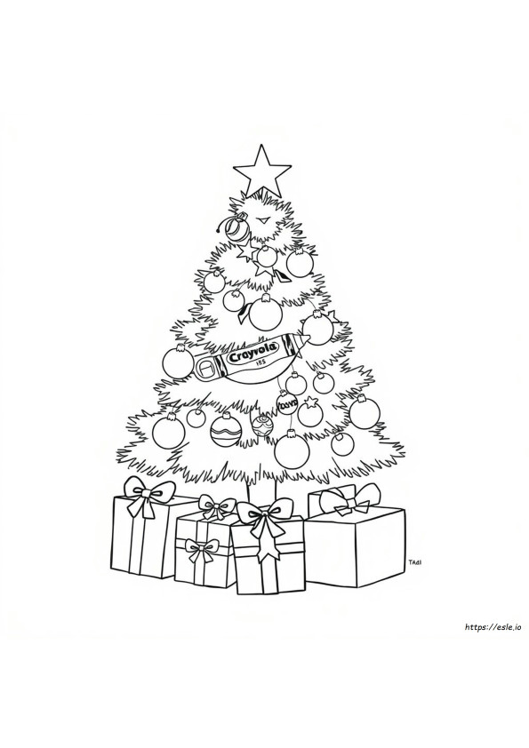 Natal Crayola Para Colorir