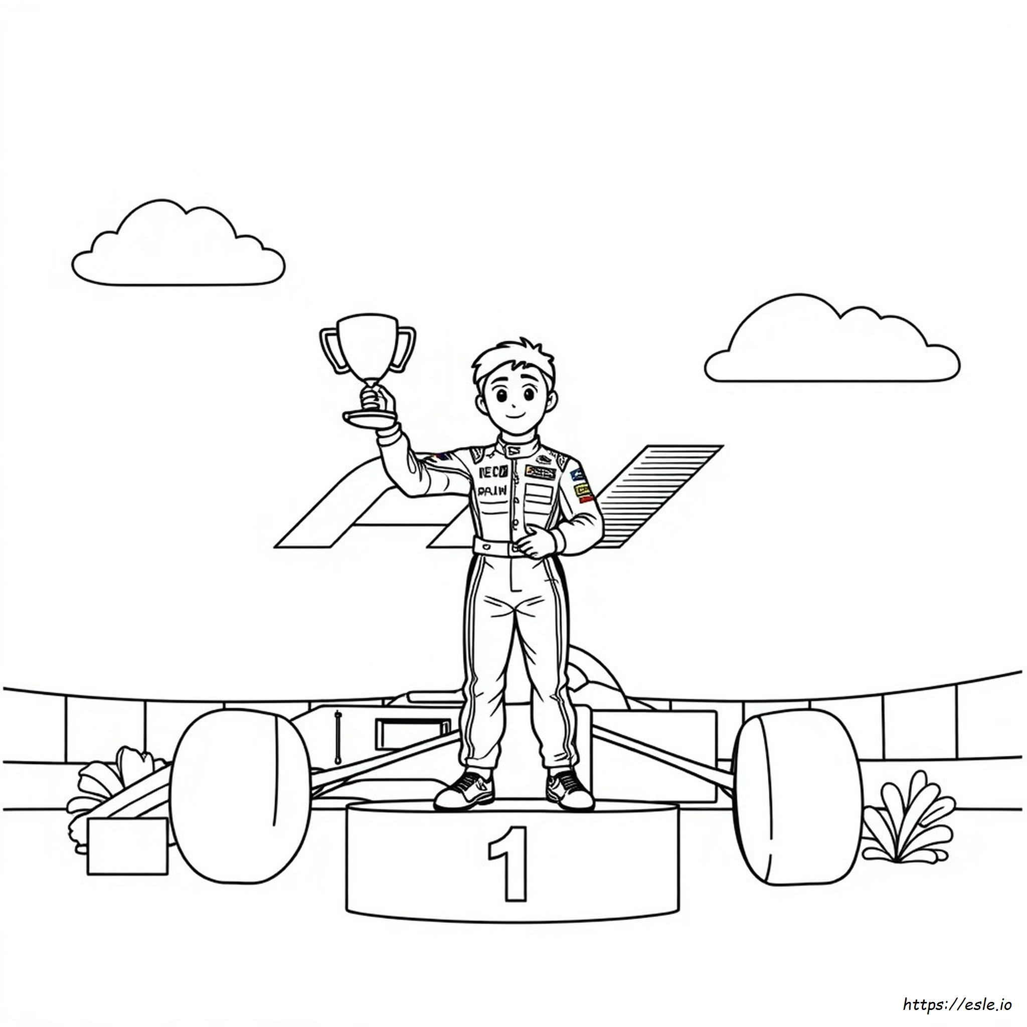 Charles Leclerc Coloring Page