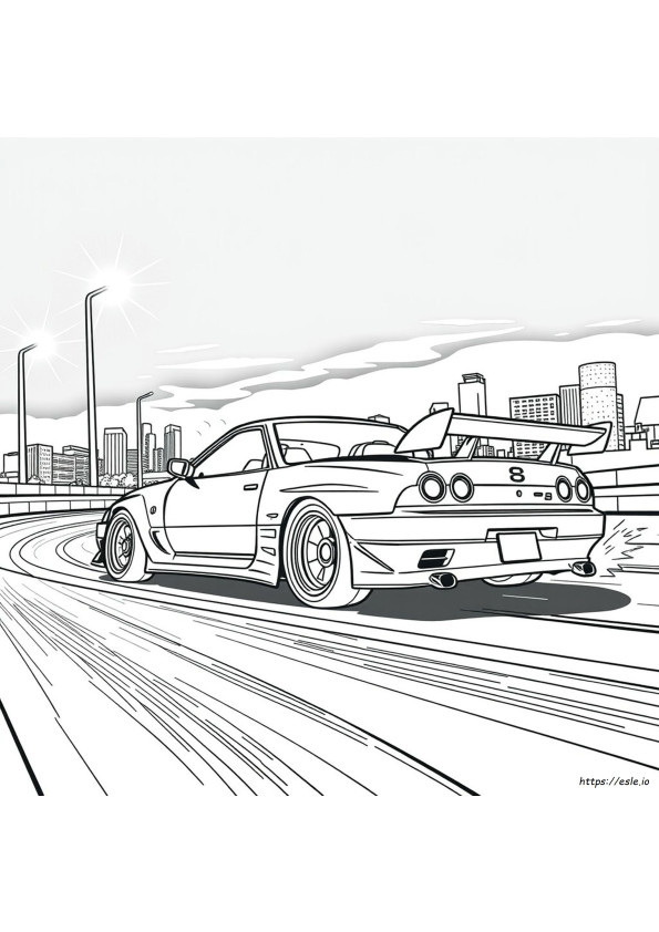 Disegni Jdm Drift Da Colorare