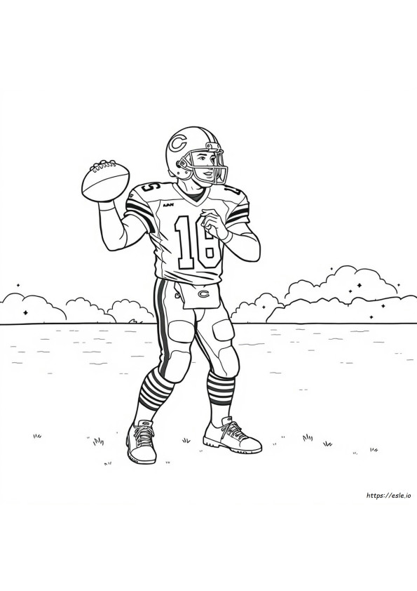 Brian Urlacher Coloring Pages