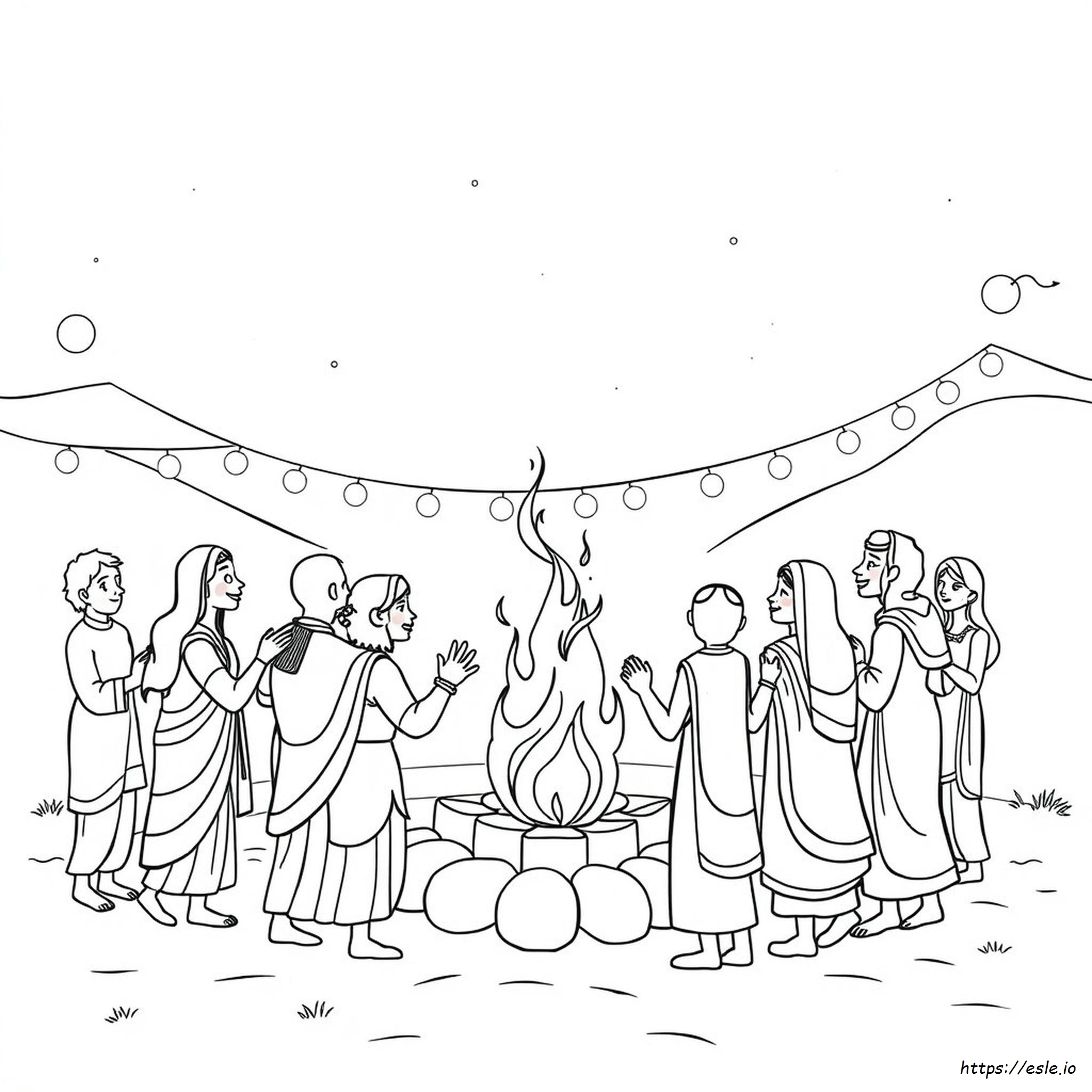 Coloriage Clipart Lohri Noir Et Blanc