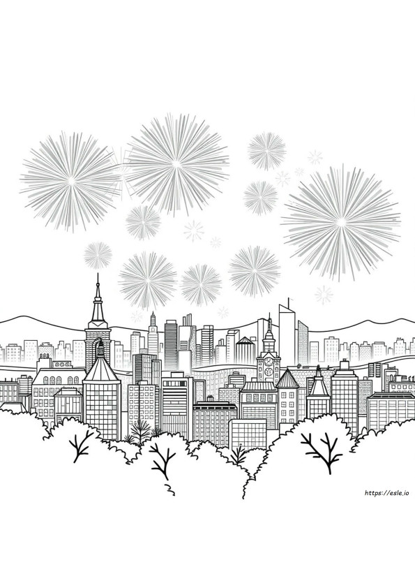 Disegni Di Capodanno Da Colorare E Stampare
