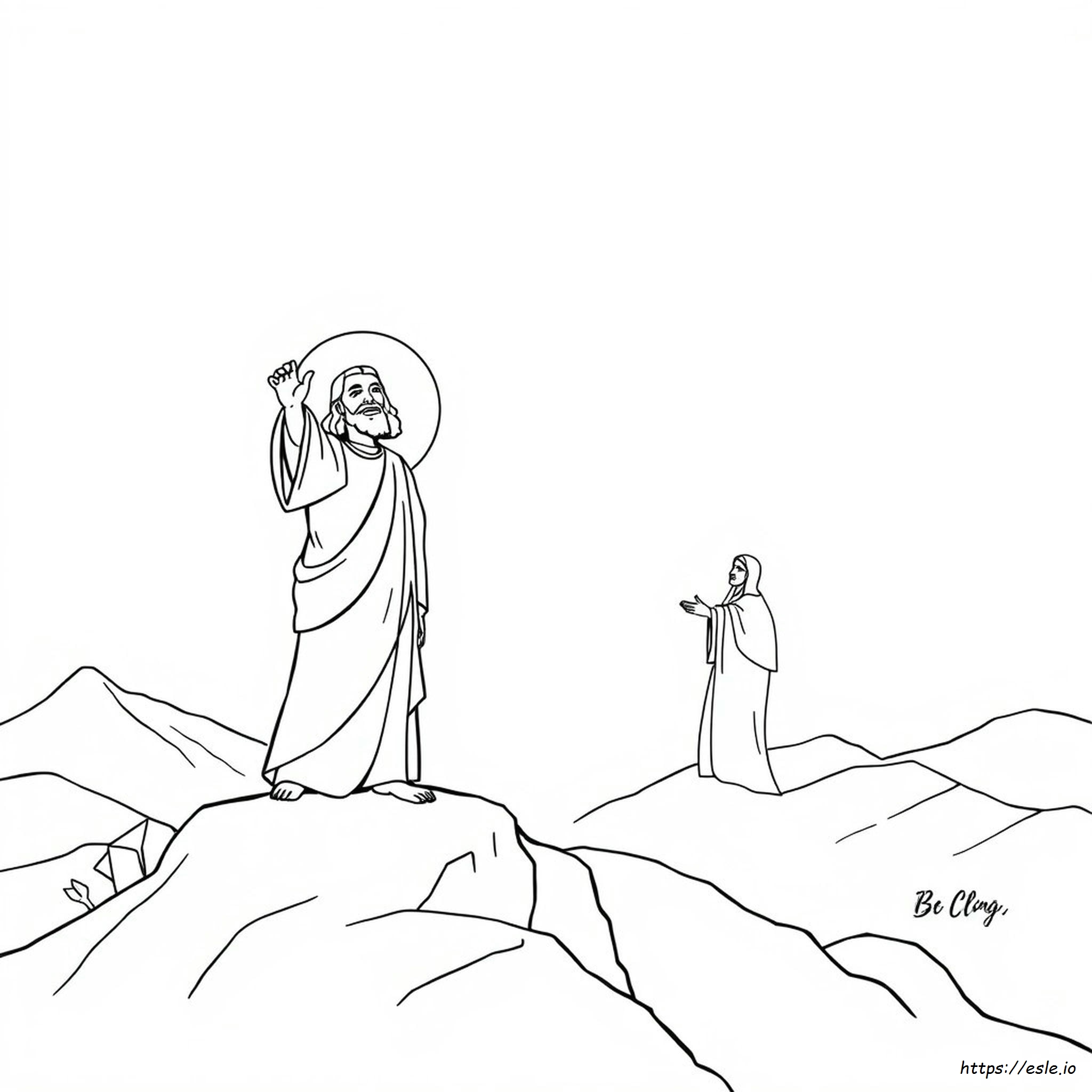 Coloriage Jésus Envoie Les 12 Apôtres