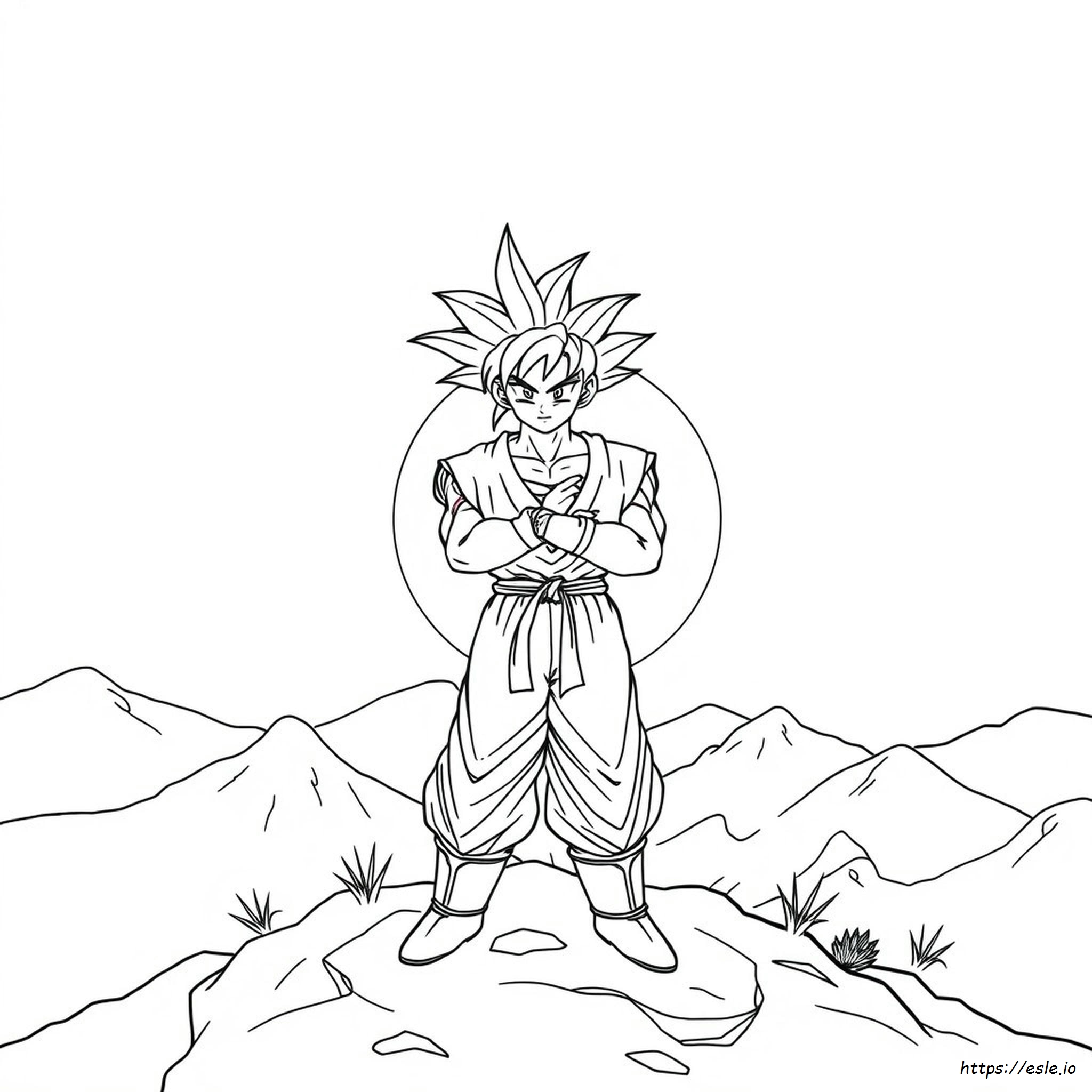 Goku Ausmalbilder Kostenlos